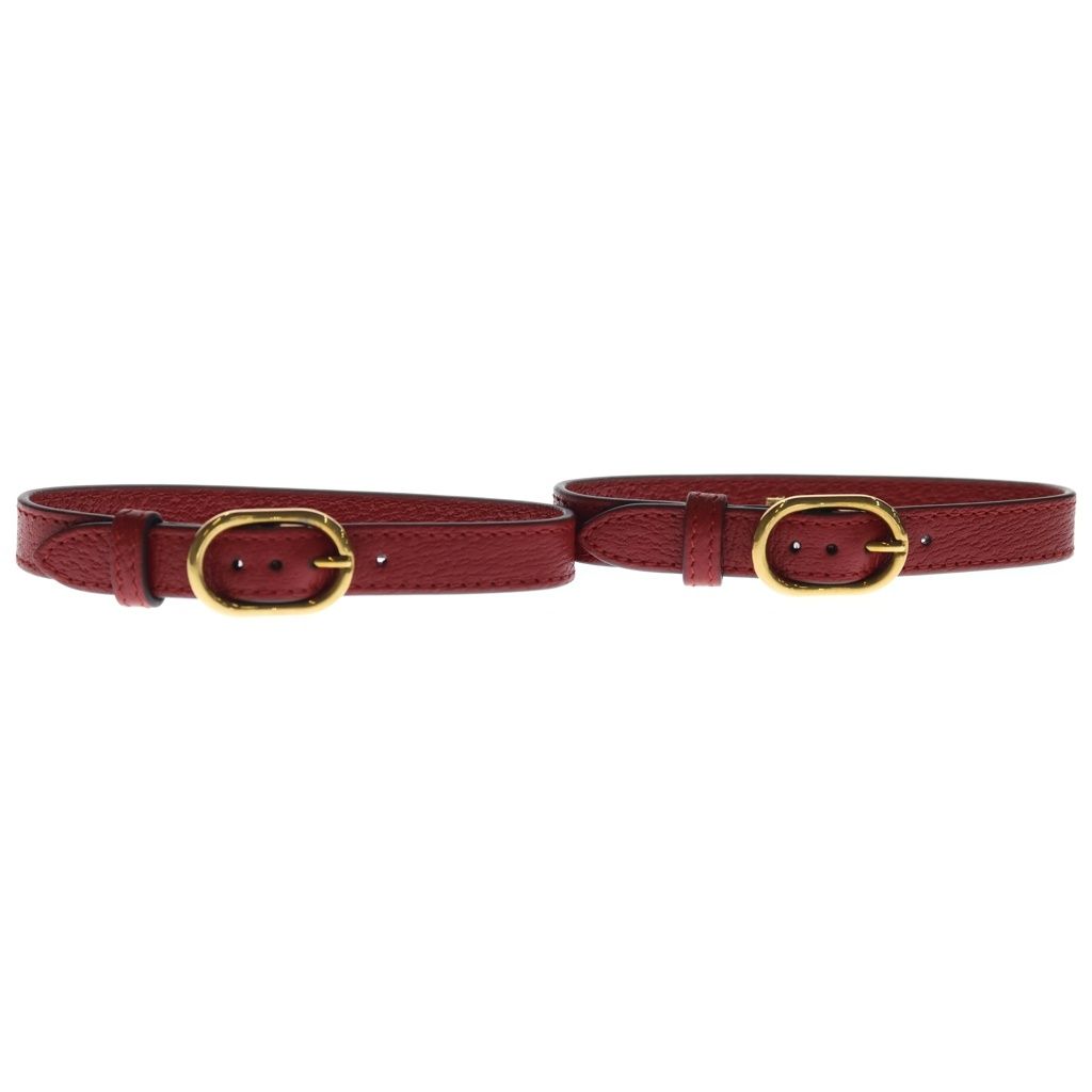 Gucci Diana Logo Leather Belt Red Set — view 2