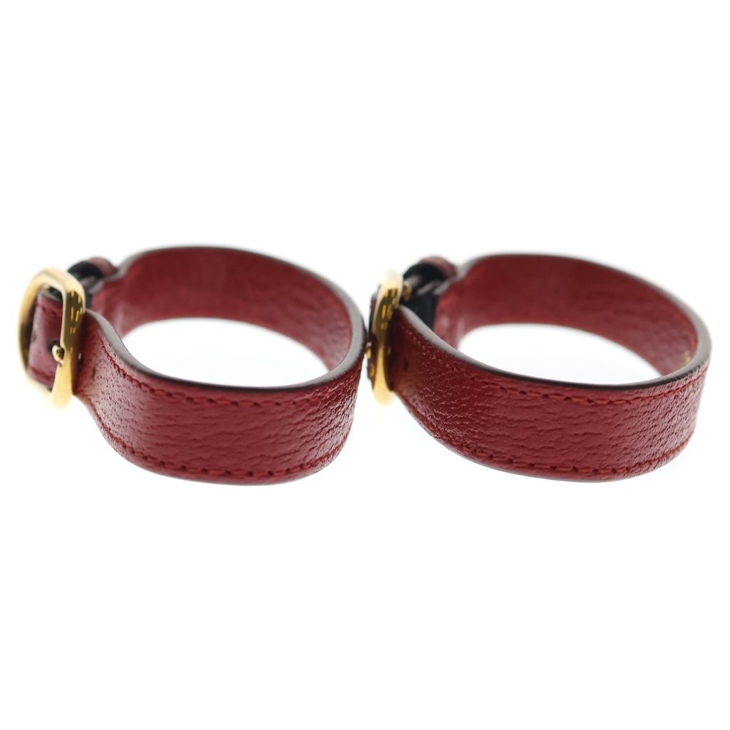 Gucci Diana Logo Leather Belt Red Set — view 3