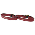 Gucci Diana Logo Leather Belt Red Set