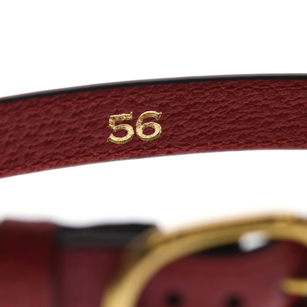 Gucci Diana Logo Leather Belt Red Set — view 5