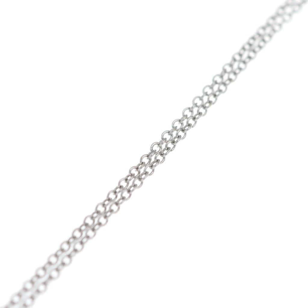 Tiffany & Co T Smile Small Necklace White Gold 18k — view 4
