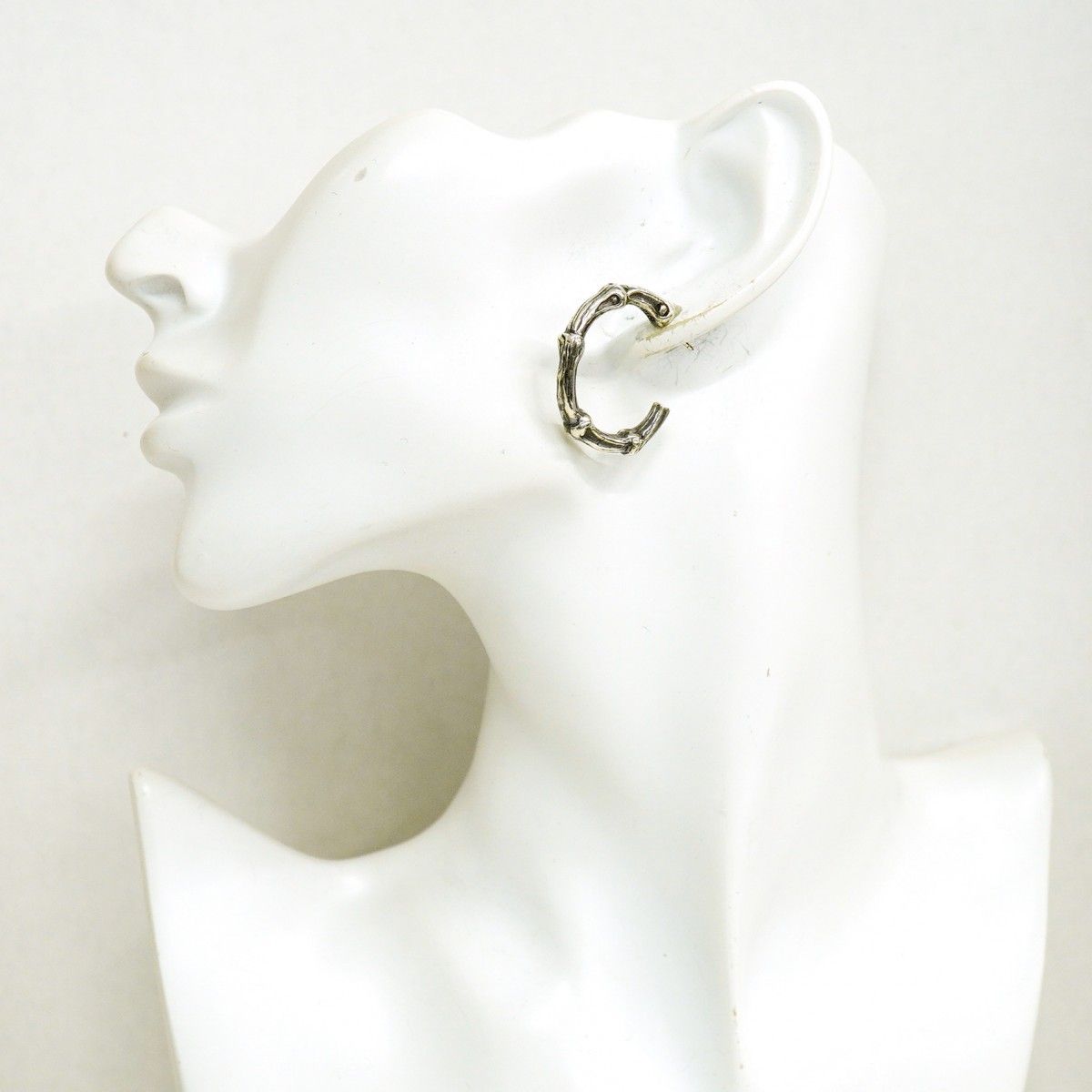 Tiffany & Co Earrings Bamboo Hoop Silver — view 8