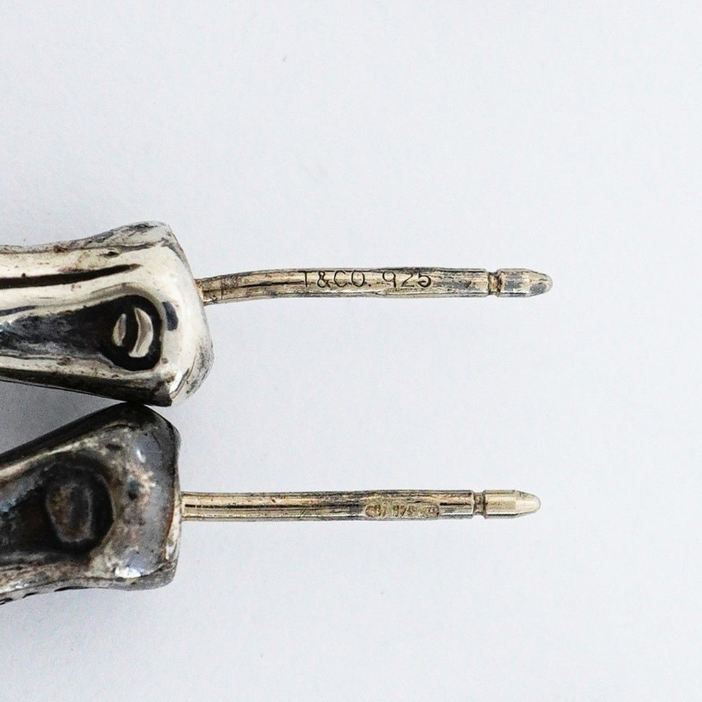Tiffany & Co Earrings Bamboo Hoop Silver — view 4