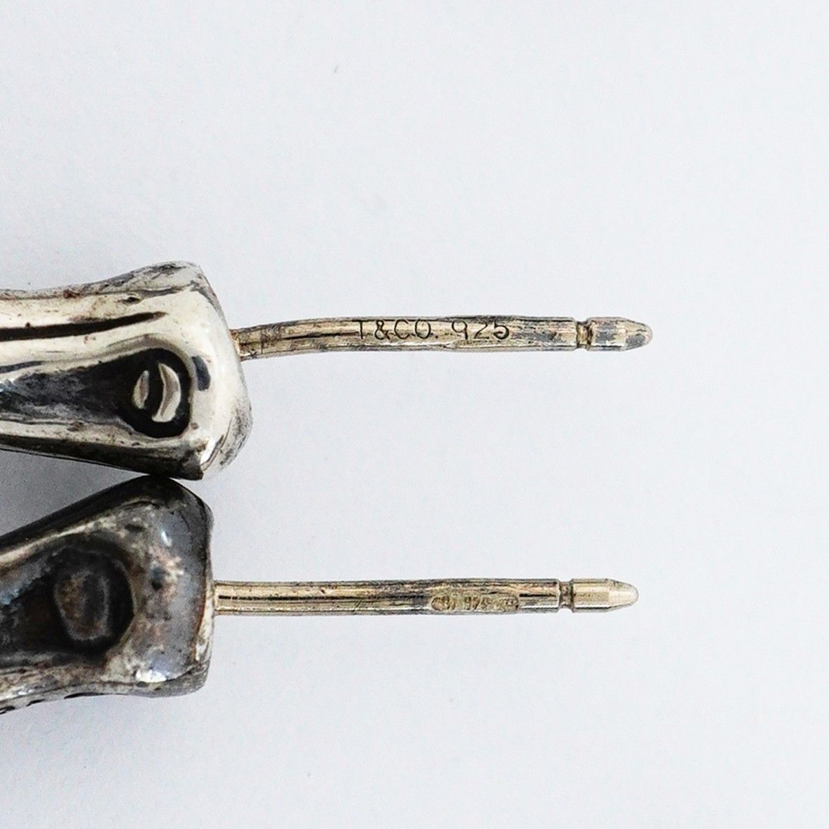 Tiffany & Co Earrings Bamboo Hoop Silver — view 4