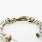 Tiffany & Co Earrings Bamboo Hoop Silver — view 7