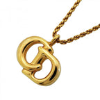 Dior Necklace CD Logo Gold Plated