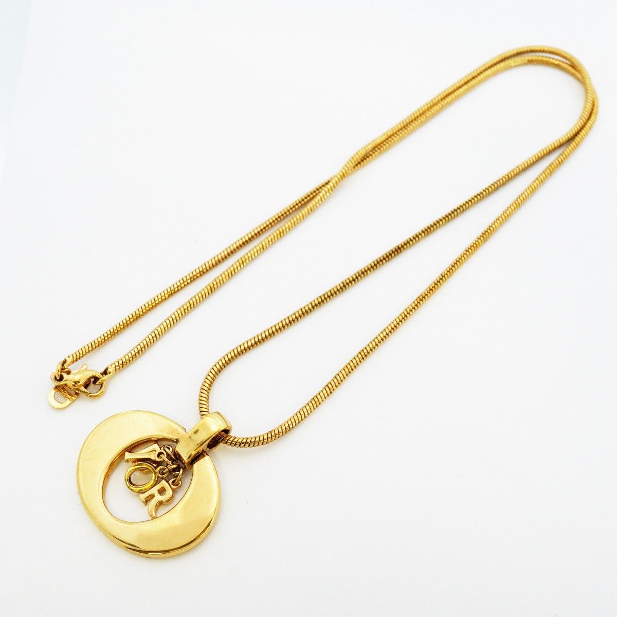 Dior Necklace Logo Gold Plated — view 3