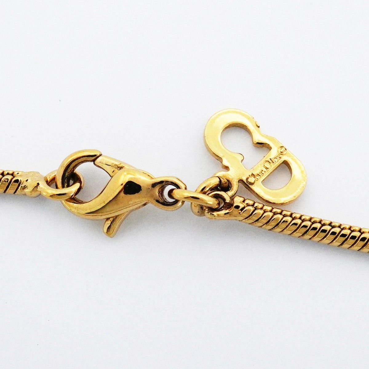 Dior Necklace Logo Gold Plated — view 4