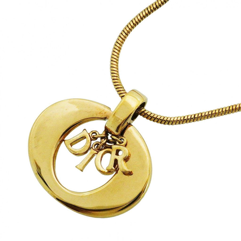 Dior Necklace Logo Gold Plated