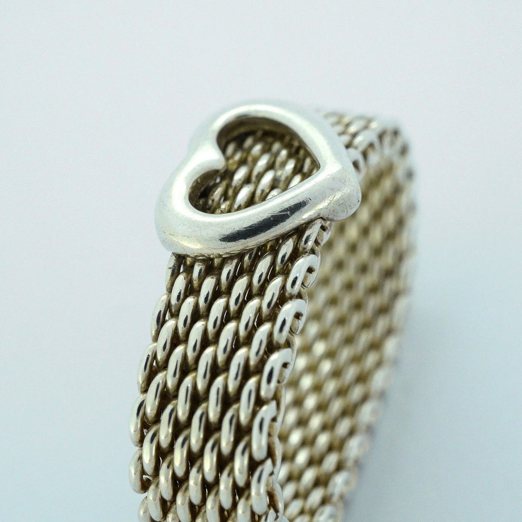 Tiffany & Co Ring Somerset Heart 925 Sterling Silver — view 7