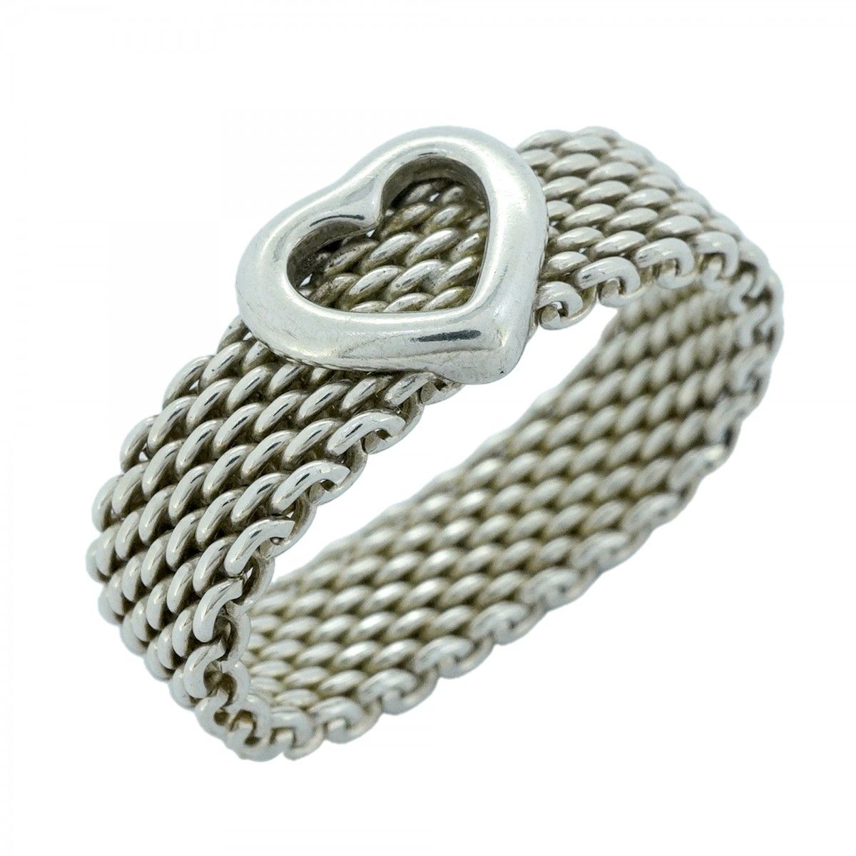 Tiffany & Co Ring Somerset Heart 925 Sterling Silver