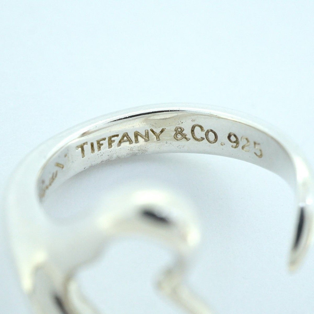 Tiffany & Co Ring Open Heart 925 Sterling Silver — view 4
