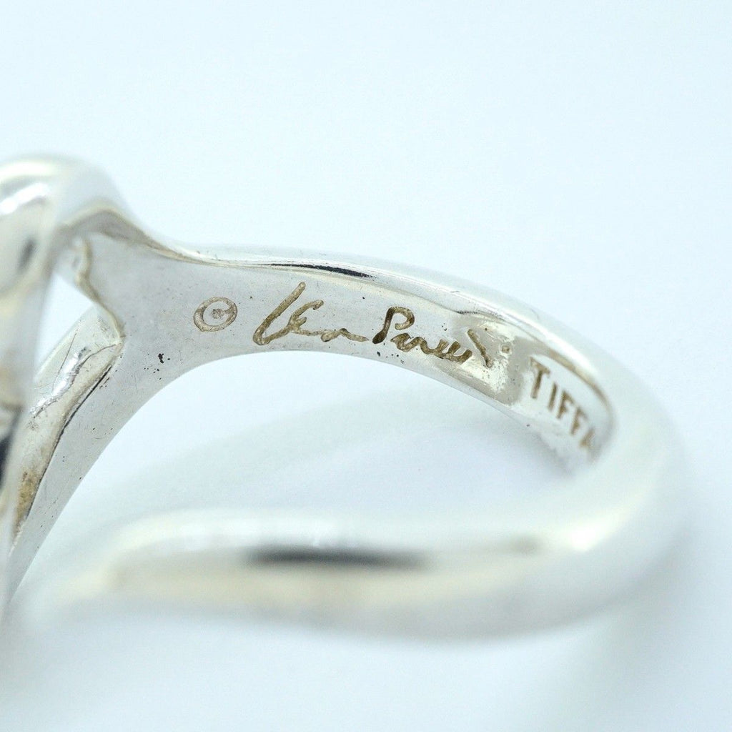 Tiffany & Co Ring Open Heart 925 Sterling Silver — view 5