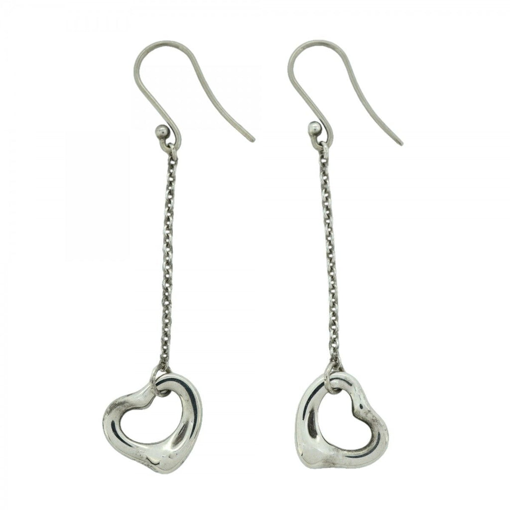 Tiffany & Co Earrings Open Silver