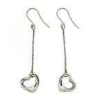Tiffany & Co Earrings Open Silver