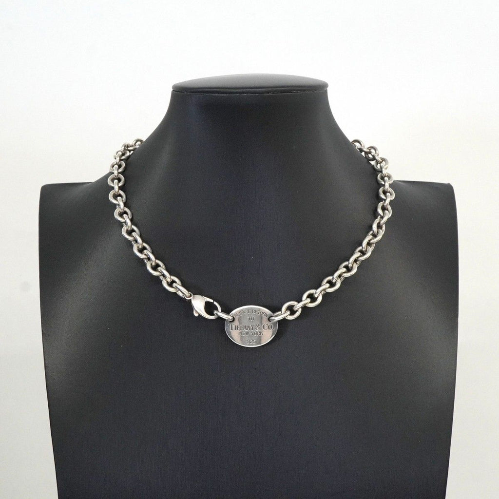 Tiffany & Co Necklace Return to Oval Silver — view 6