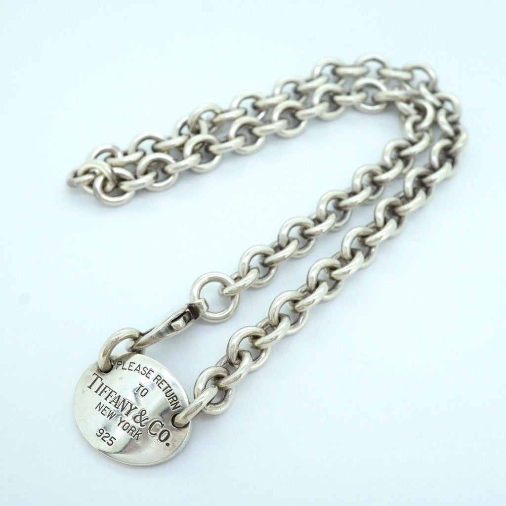 Tiffany & Co Necklace Return to Oval Silver — view 3