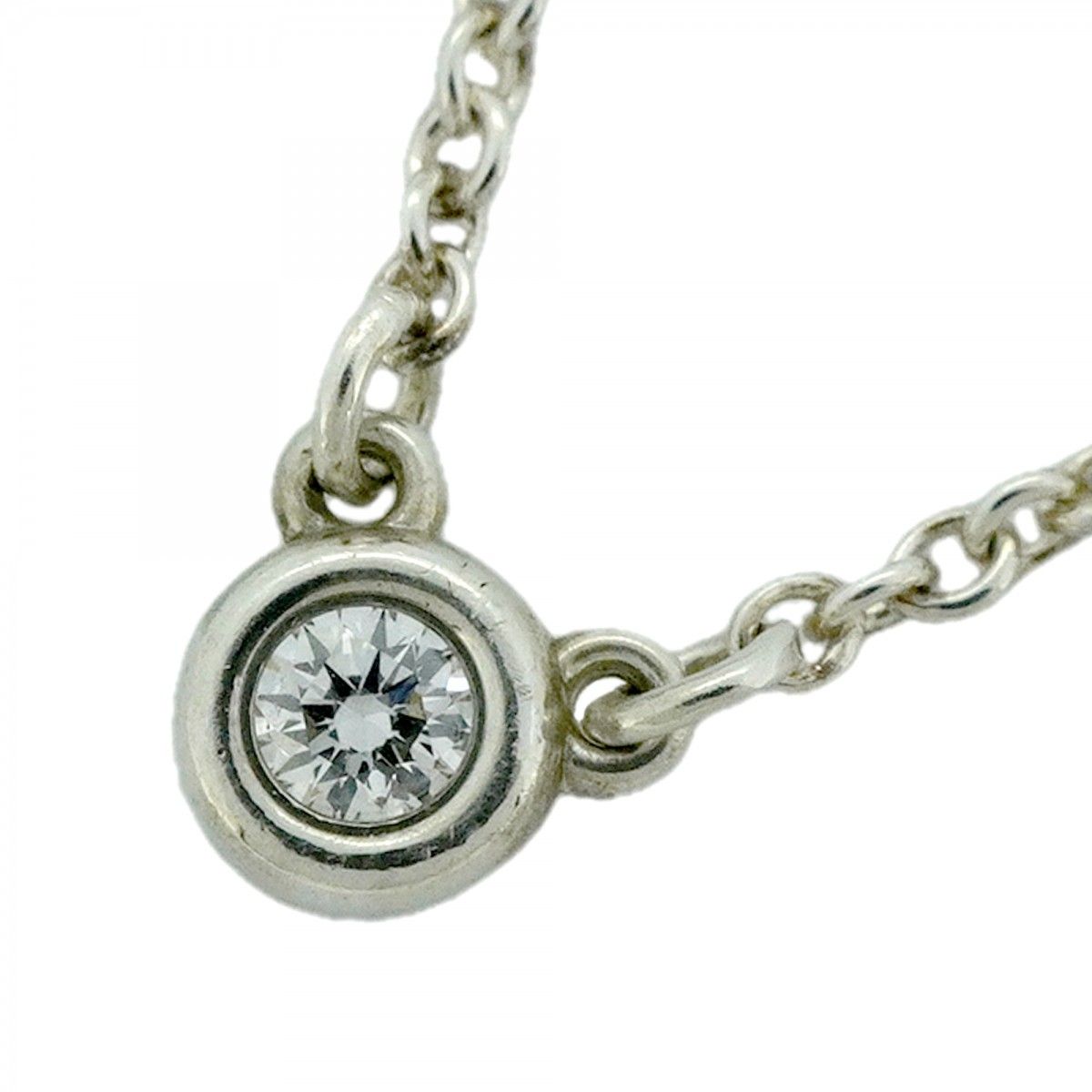 Tiffany & Co Necklace by the Yard 925 Sterling Silver Diamond