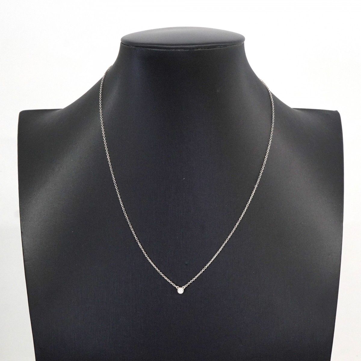 Tiffany & Co Necklace by the Yard 925 Sterling Silver Diamond — view 6