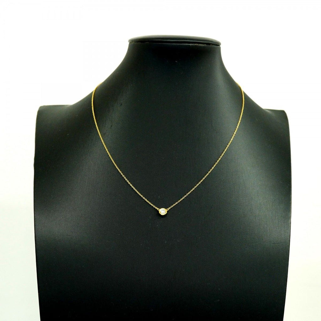 Tiffany & Co Necklace by the Yard 18k Yellow Gold Diamond — view 6