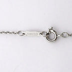 Tiffany & Co Necklace Double Bar 18k White Gold Diamond — view 4