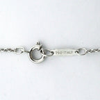 Tiffany & Co Necklace Double Bar 18k White Gold Diamond — view 5