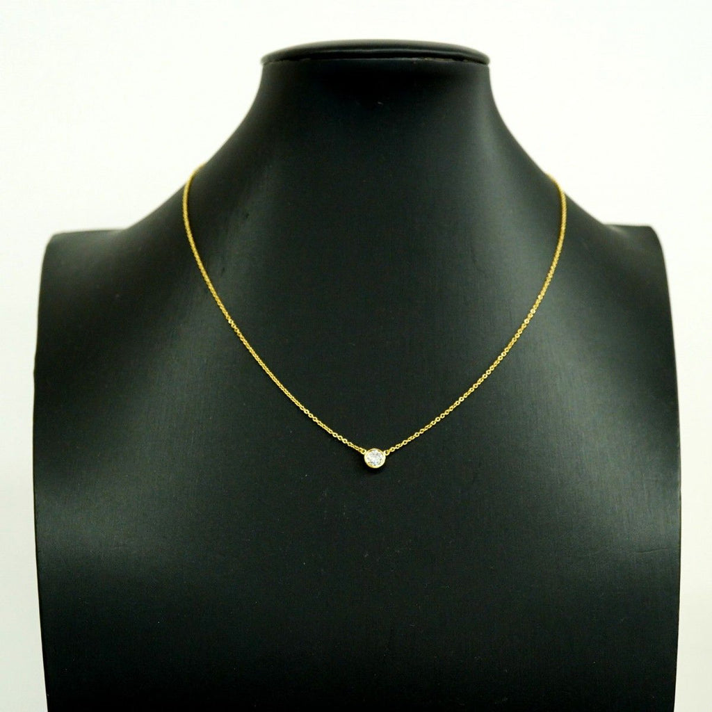 Tiffany & Co Necklace by the Yard 18k Yellow Gold Diamond — view 6