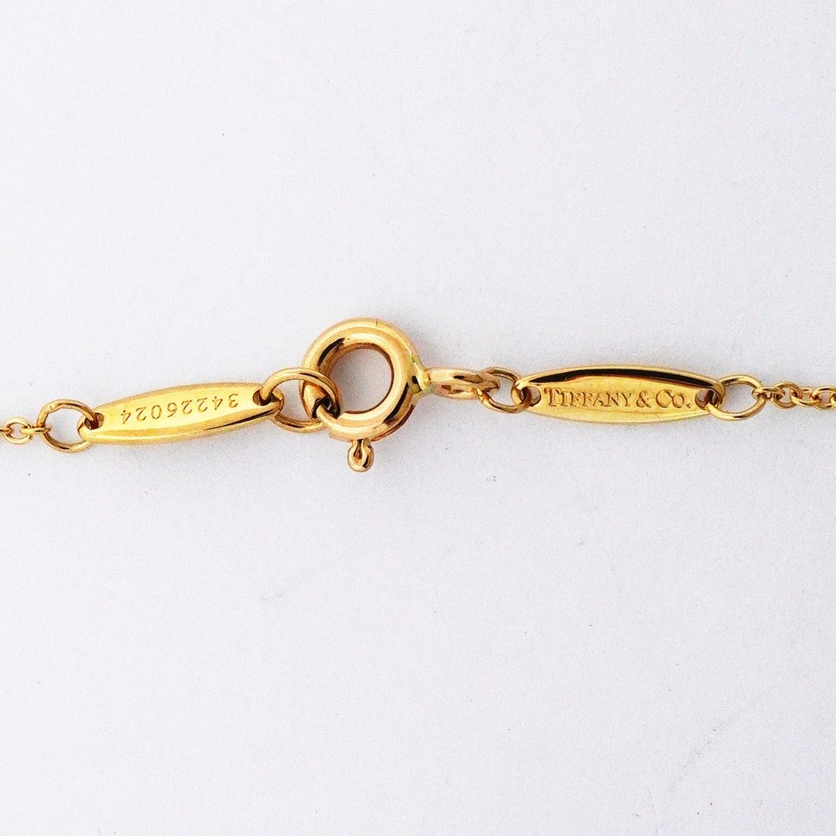 Tiffany & Co Necklace by the Yard 18k Yellow Gold Diamond — view 4