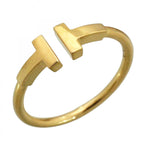 Tiffany & Co Ring T Wire 18k Yellow Gold