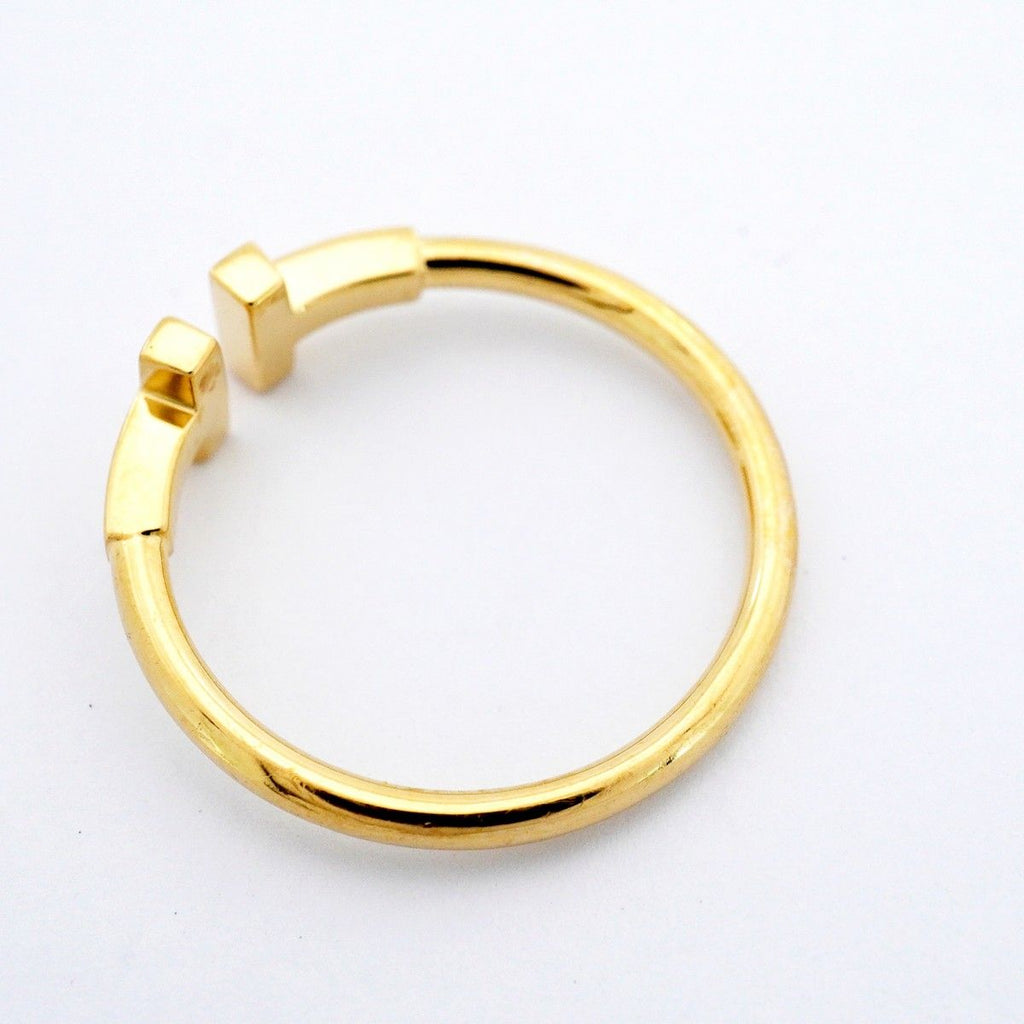 Tiffany & Co Ring T Wire 18k Yellow Gold — view 7