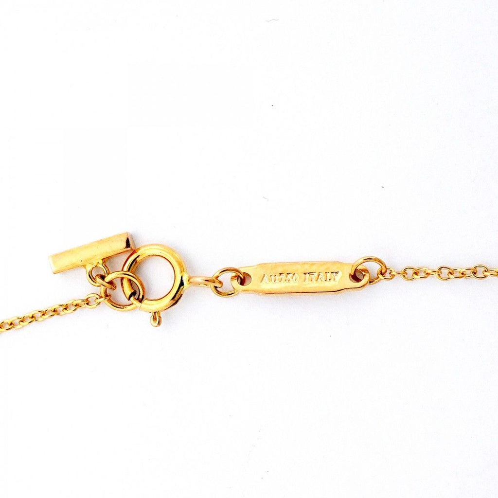 Tiffany & Co Necklace T Smile Mini 18k Yellow Gold — view 5