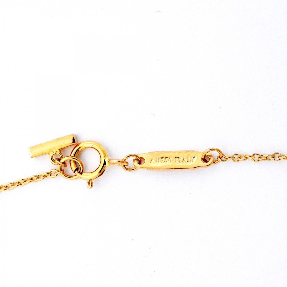 Tiffany & Co Necklace T Smile Mini 18k Yellow Gold — view 5