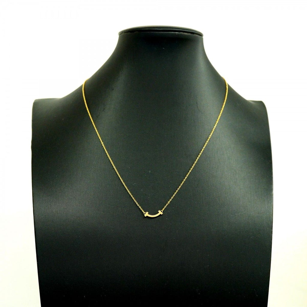 Tiffany & Co Necklace T Smile Mini 18k Yellow Gold — view 6
