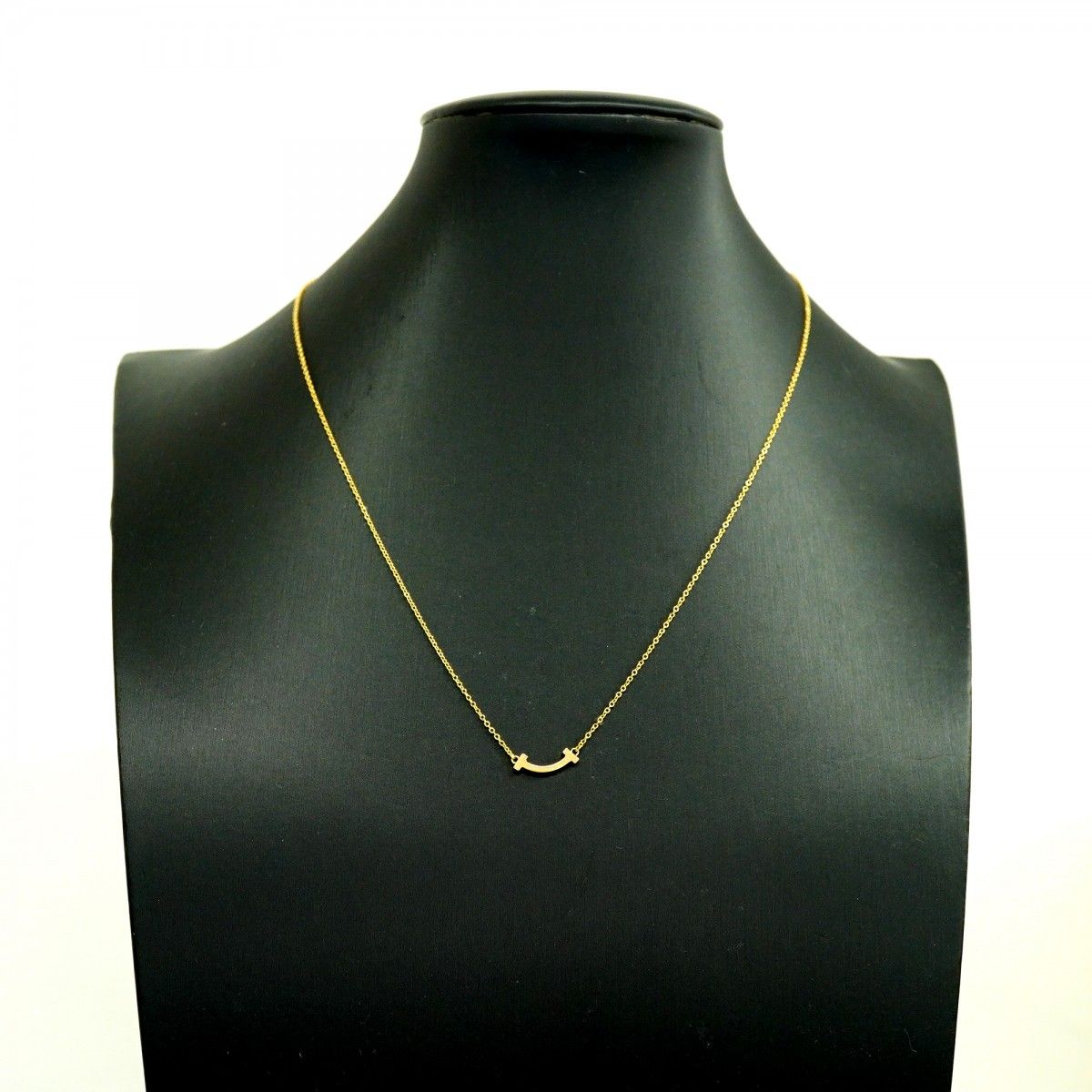 Tiffany & Co Necklace T Smile Mini 18k Yellow Gold — view 6