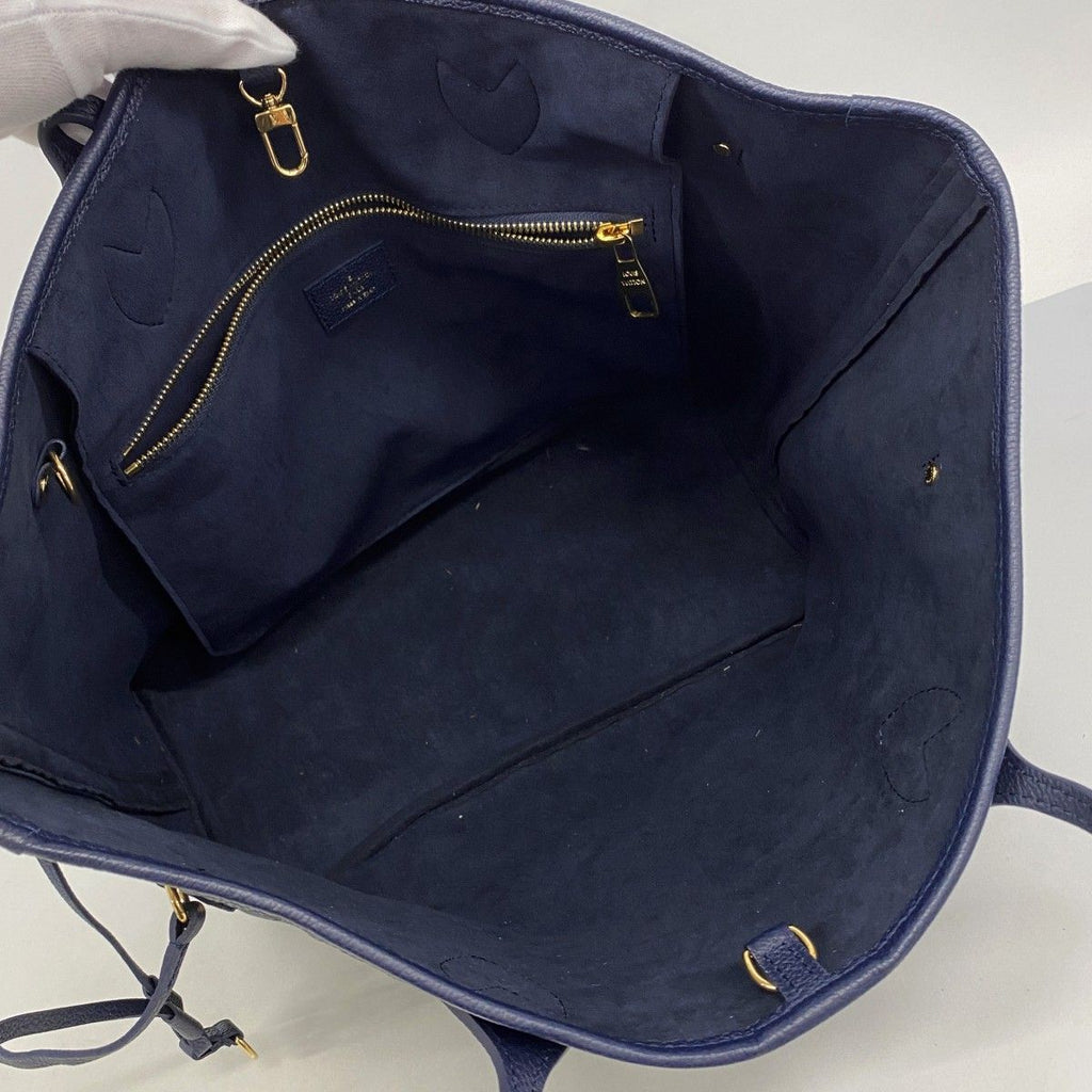 Louis Vuitton Tote Monogram Empreinte Neverfull Navy — view 4