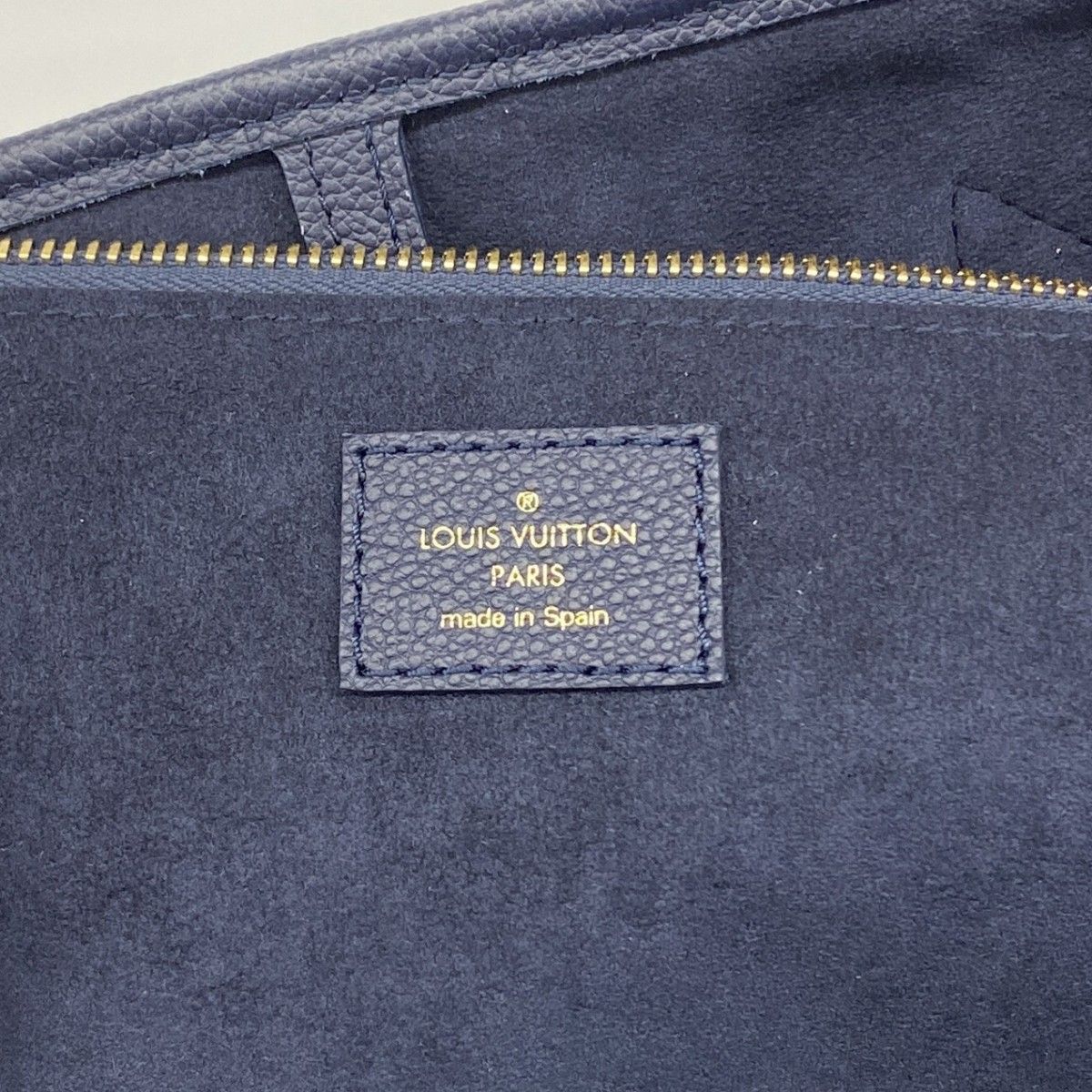 Louis Vuitton Tote Monogram Empreinte Neverfull Navy — view 5