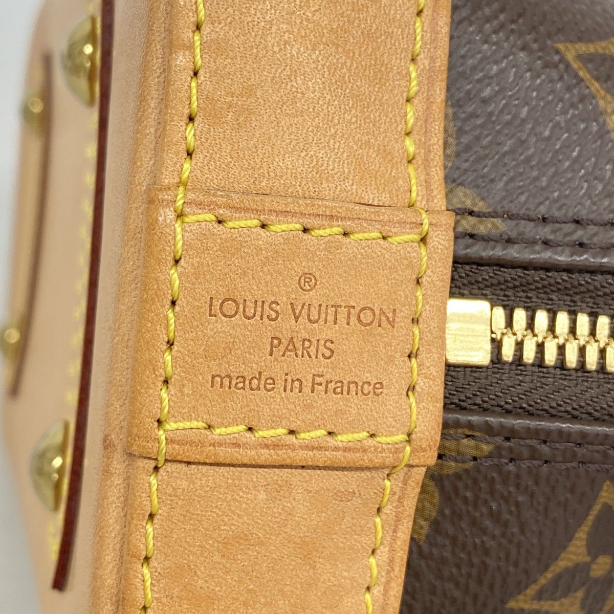 Louis Vuitton Handbag Monogram Alma BB Brown 2-Way — view 5