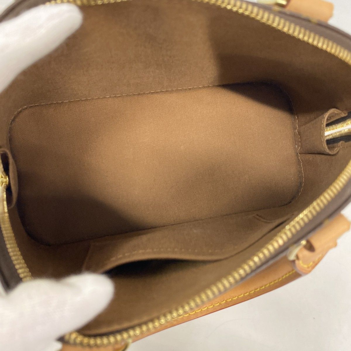 Louis Vuitton Handbag Monogram Alma BB Brown 2-Way — view 4