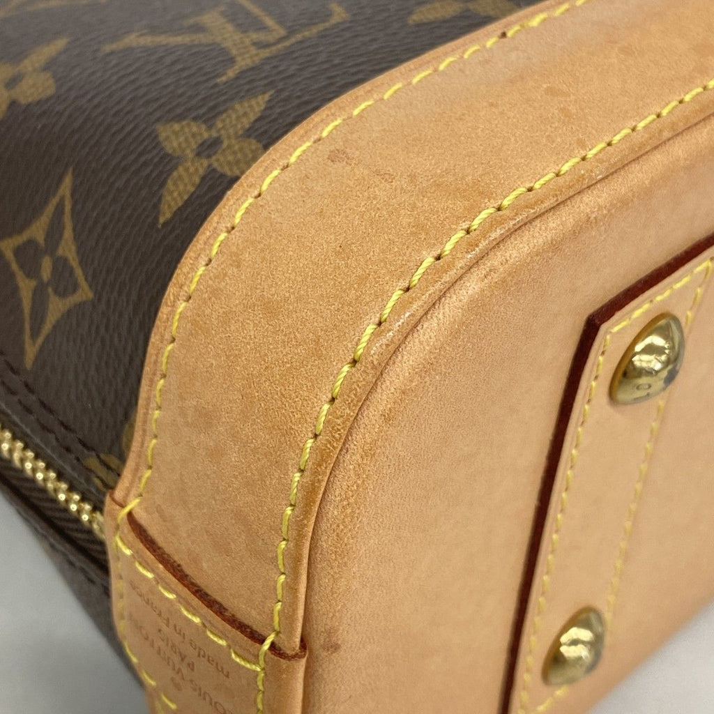 Louis Vuitton Handbag Monogram Alma BB Brown 2-Way — view 6