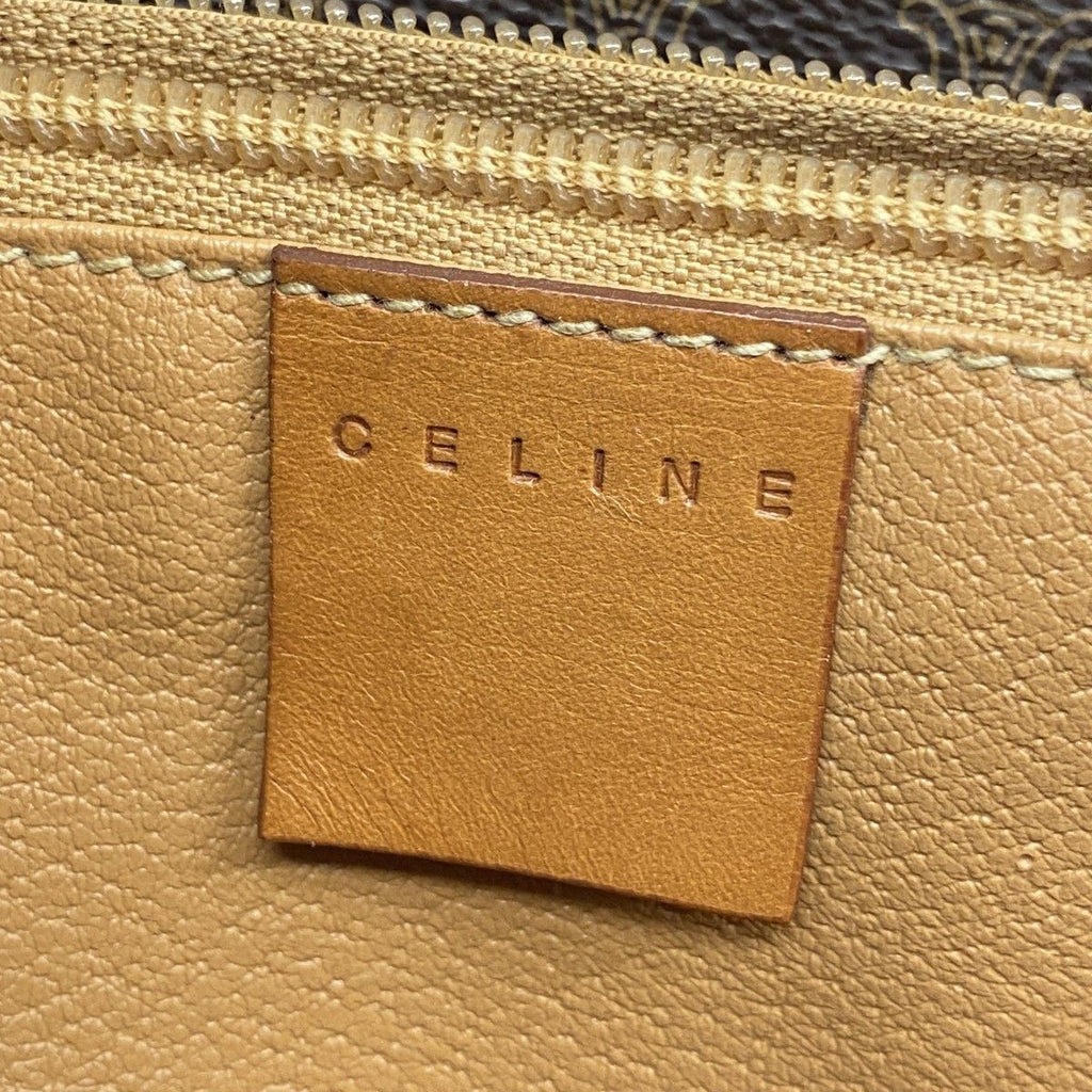 Celine Tote Macadam Brown Gold — view 5