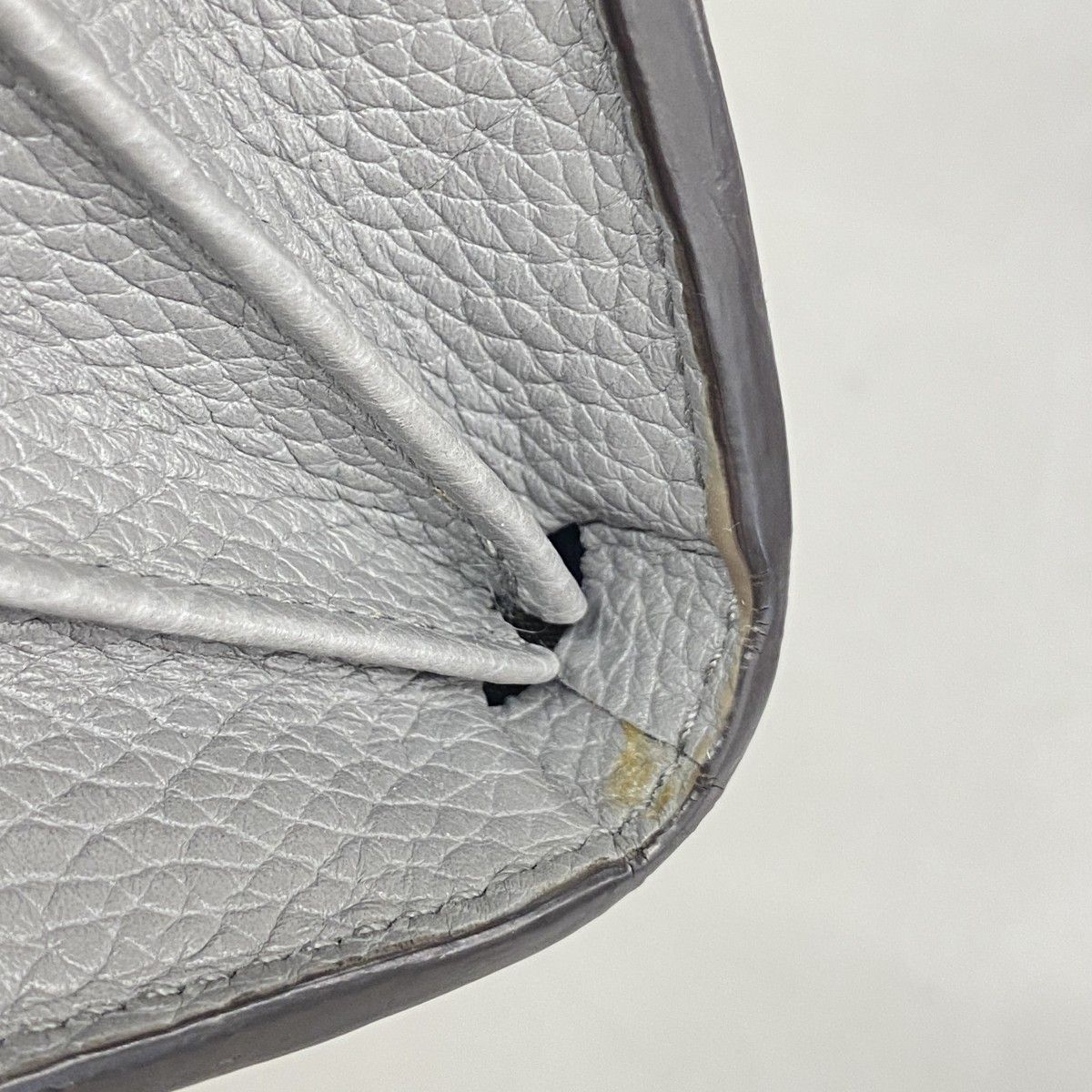 Gucci Wallet GG Marmont Leather Gray Gold — view 9
