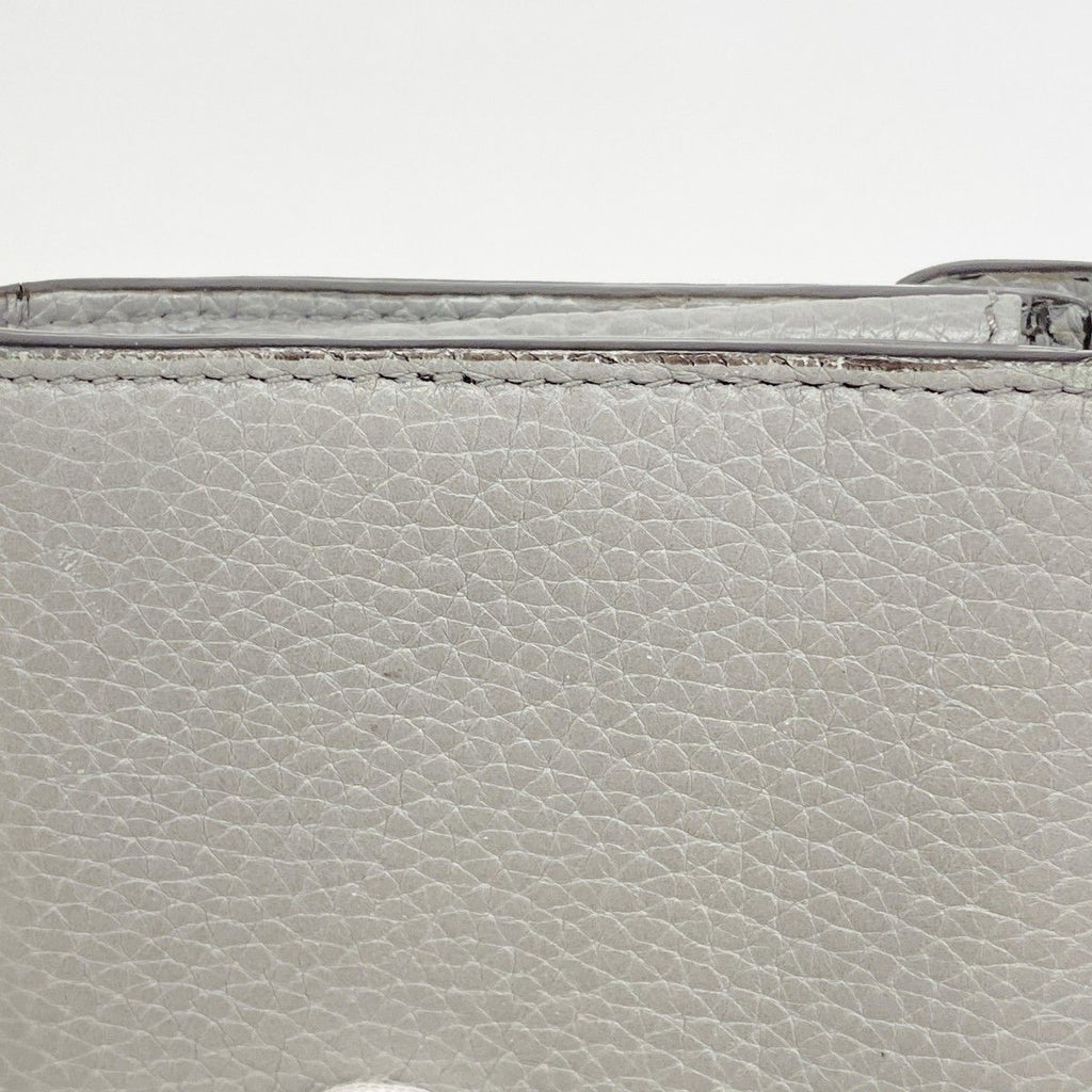 Gucci Wallet GG Marmont Leather Gray Gold — view 8