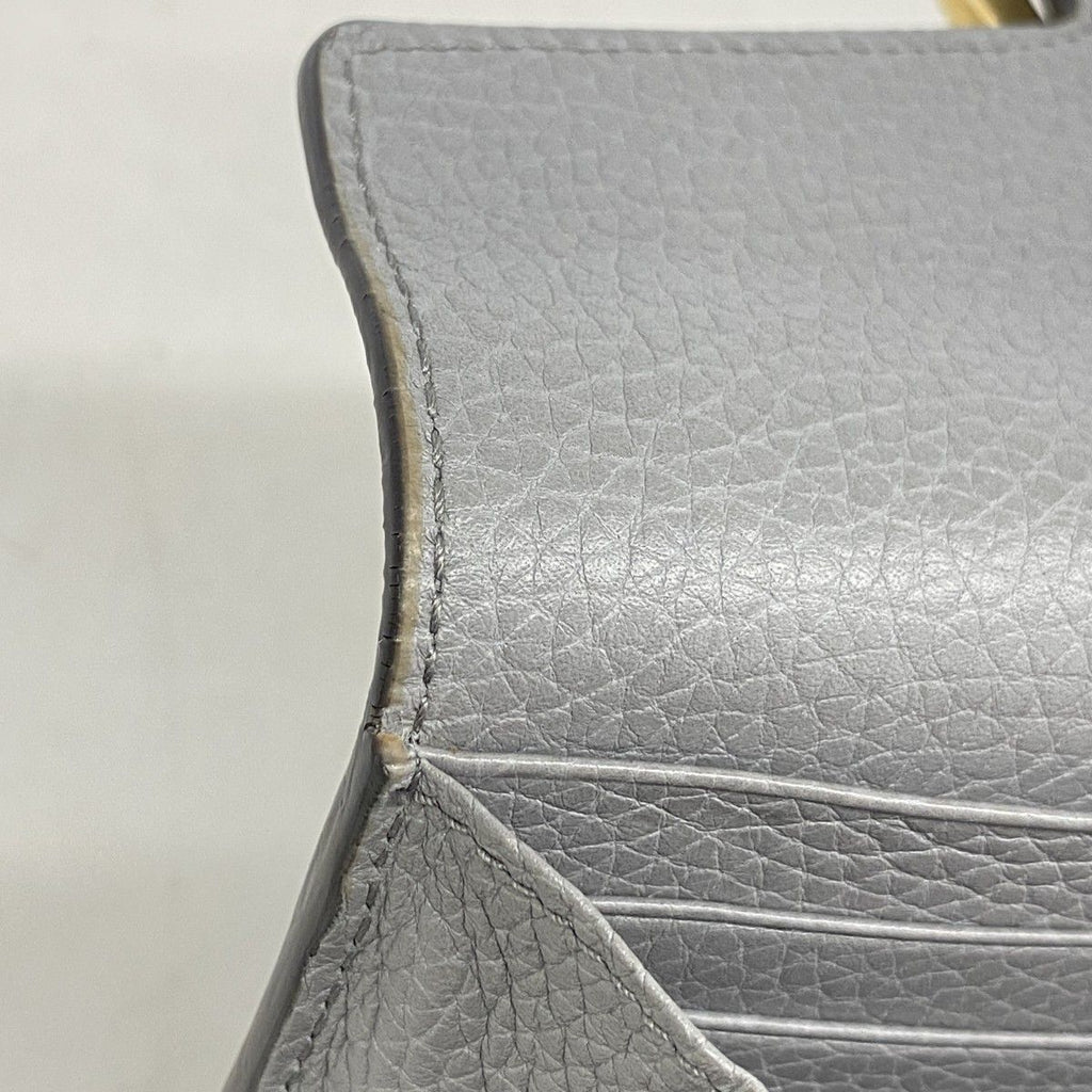 Gucci Wallet GG Marmont Leather Gray Gold — view 5
