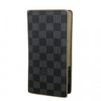 Louis Vuitton Wallet Damier Graphite Portefeuille Brazza Gray Black Tope