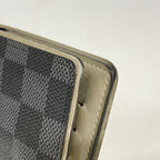 Louis Vuitton Wallet Damier Graphite Portefeuille Brazza Gray Black Tope — view 7