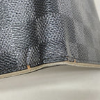 Louis Vuitton Wallet Damier Graphite Portefeuille Brazza Gray Black Tope — view 5