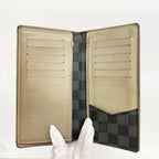 Louis Vuitton Wallet Damier Graphite Portefeuille Brazza Gray Black Tope — view 3