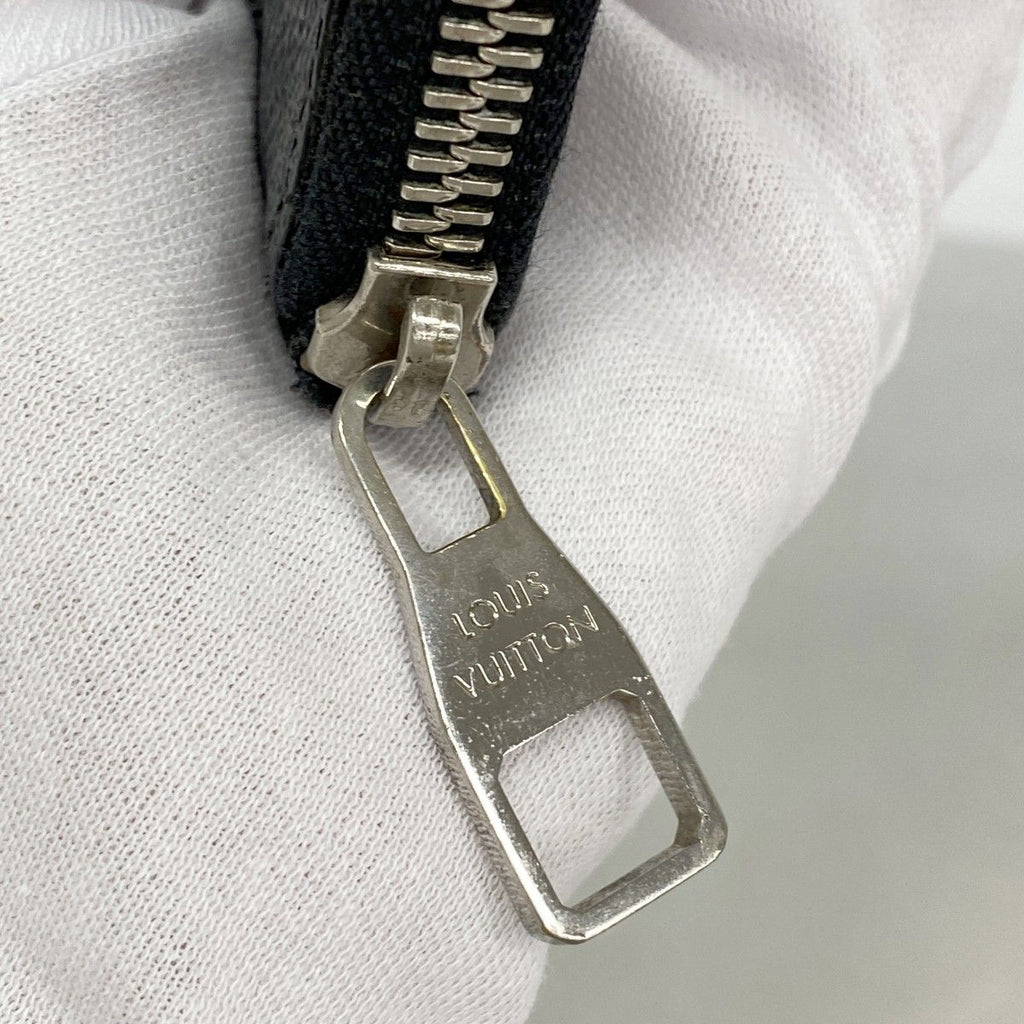 Louis Vuitton Wallet Damier Graphite Zippy Vertical Gray Black Vintage — view 7