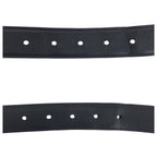 Prada 90 cm Black Silver Leather Belt — view 6