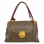 Louis Vuitton Shoulder Bag Monogram Olympe Bordeaux Brown